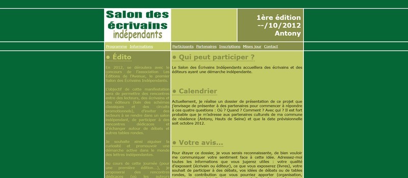 Le Salon des Ecrivains Indépendants